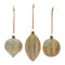 Melrose Distressed Ribbed Glass Ornament (Set of 12)