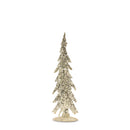 Melrose Gold Mosaic Glass Pine Tree (Set of 2)