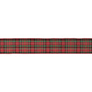 Melrose Tartan Plaid Wired Ribbon (Set of 2)