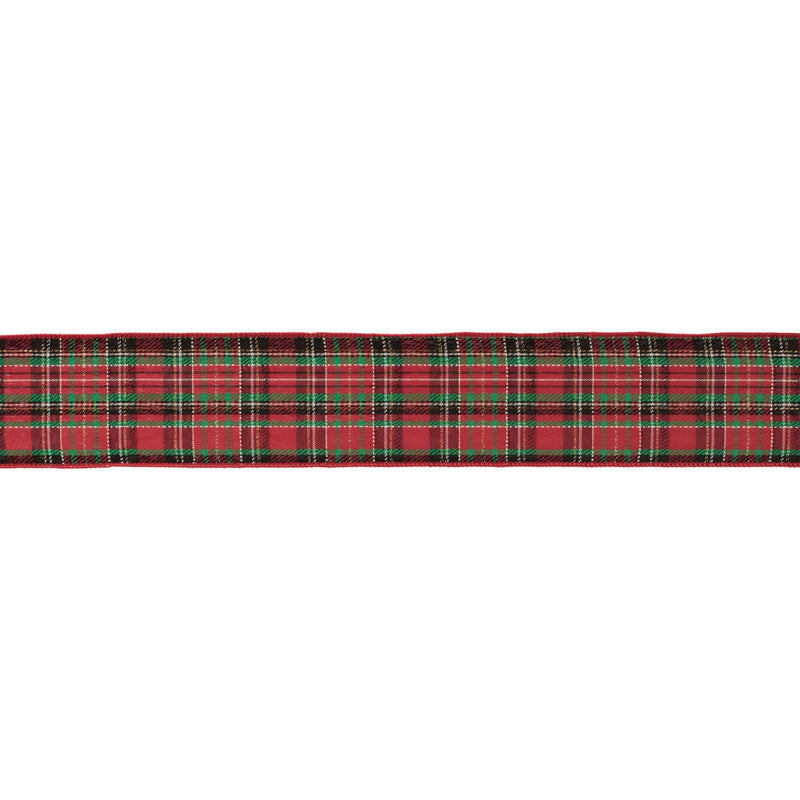 Melrose Tartan Plaid Wired Ribbon (Set of 2)