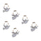 Melrose Wood Dove and Angel Sentiment Ornament (Set of 6)