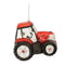 Melrose Glittered Glass Tractor Ornament (Set of 6)