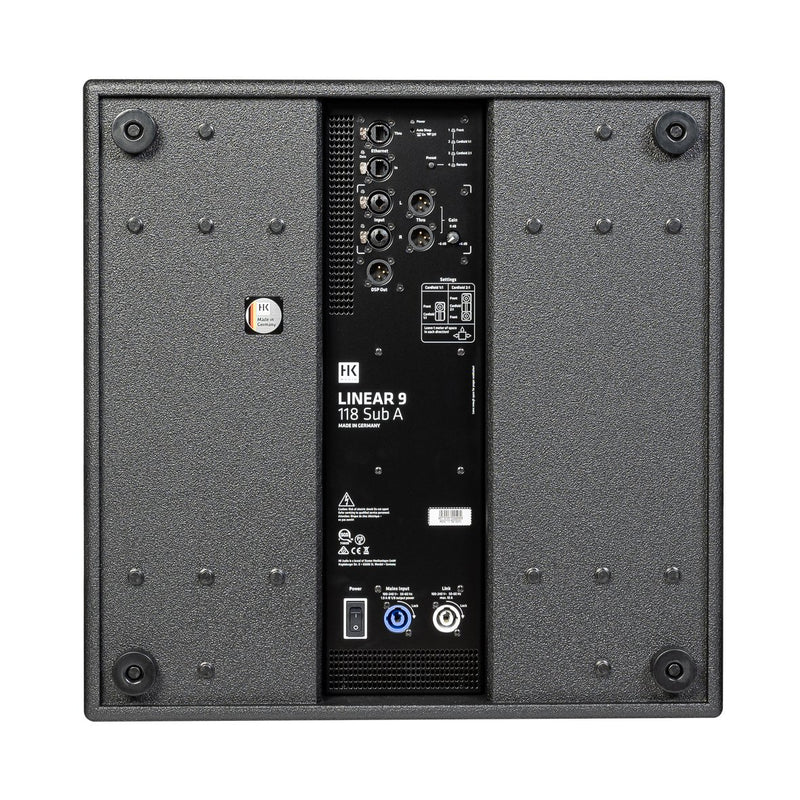 HK Audio LINEAR 9 118 Sub A 18" 1100 Watt Active Subwoofer - Black