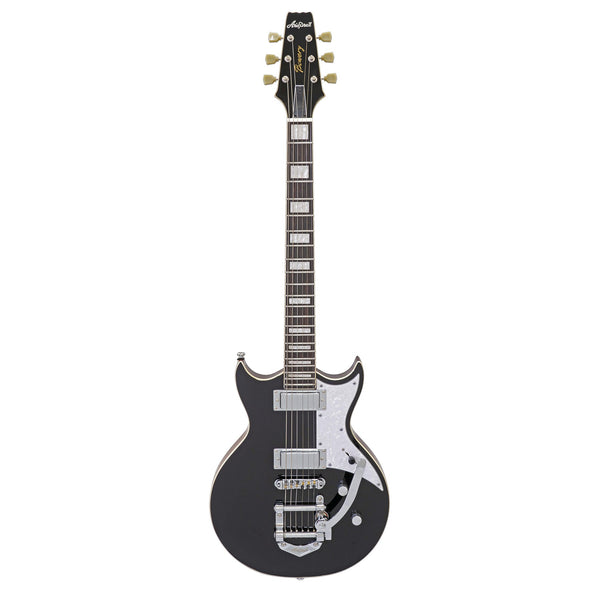 Aria Pro II Bowery Electric Guitar - Black - 212-MK2-BK