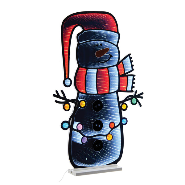 Melrose Holiday Snowman Ekkolight 35"H