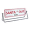 Melrose Reversible Christmas Sentiment Metal Table Sign (Set of 2)