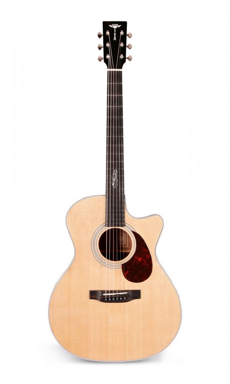 TYMA TG-15E Grand Auditorium All-Solid Sitka Spruce Top Acoustic-Electric Guitar