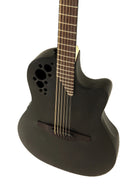 Ovation Elite TX 2058TX‑5 12‑String Acoustic‑Electric Guitar Black Textured