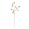 Melrose Champagne Pinecone Spray (Set of 6)