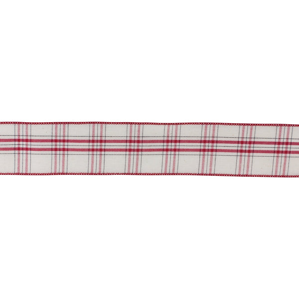 Melrose Plaid Cotton Ribbon (Set of 2)
