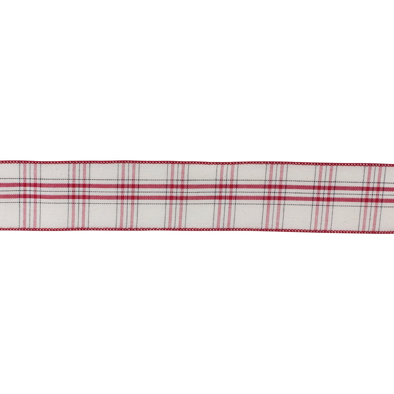 Melrose Plaid Cotton Ribbon (Set of 2)