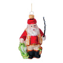 Melrose Santa Fishing Ornament (Set of 6)