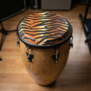 Remo Symmetry 12.50" D2 Skyndeep Tiger Stripe Conga Head – M4-1250-S6-D2007
