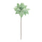 Melrose Glittered Poinsettia Flower Stem (Set of 6)
