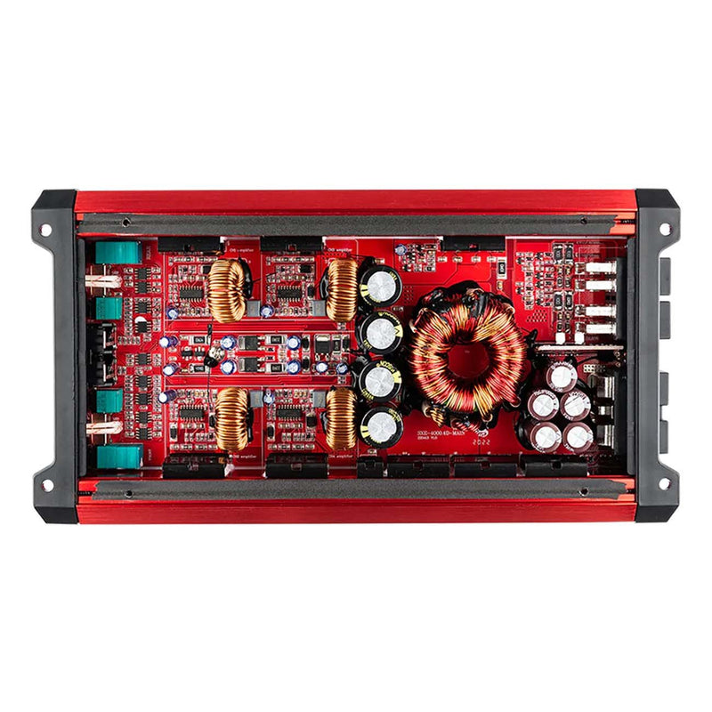 DS18 SXE-4000.4D/RD 4-Channel 1720W RMS Amplifier - Red