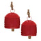 Melrose Rustic Metal Bell Ornament (Set of 2)