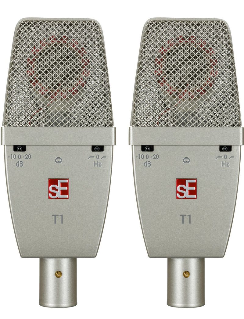 sE Electronics T1 Large Diaphragm Condenser Mic Pair SE-T1-PAIR-U
