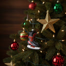 Melrose Glass Ice Skate Ornament (Ste of 12)