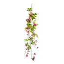 Pink Floral and Foliage Vine (Set of 6)