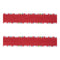 Melrose Striped Trim Wired Ribbon (Set of 2)