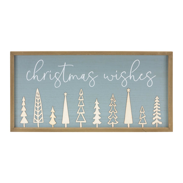 Melrose Christmas Wishes Holiday Wall Sign 31.5"L