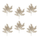 Melrose Glittered Cedar Spray (Set of 6)