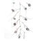 Melrose Flocked Pinecone Twig Garland (Set of 2)
