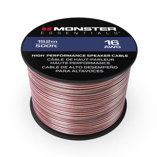 Monster VME30006 16AWG CCA 500' Speaker Cable Spool