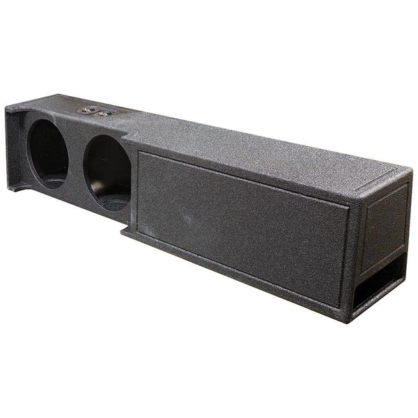 QPower Dodge Dual 10" Sealed Sub Box QBDODGE19210