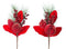 Melrose Beaded Pomegranate and Pear Pine Pick (Set of 8)