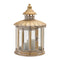 Melrose Vintage Metal Lantern Rose Gold  Yellow