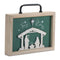 Melrose Wood "True Story" Nativity Plaque with Handle 9.5"L