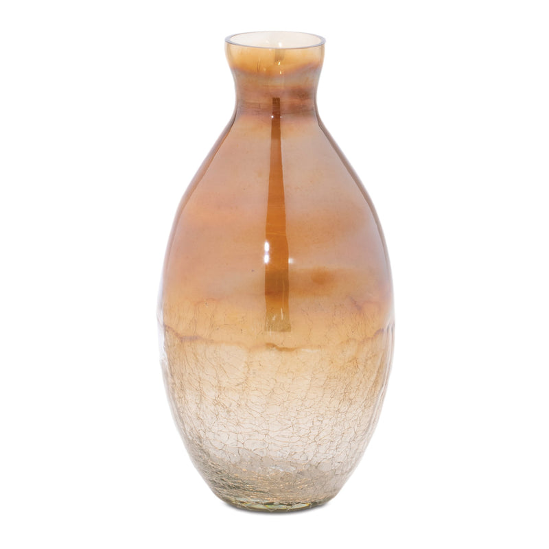 Melrose Crackled Glass Bud Vase (Set of 3)