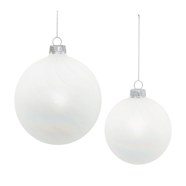 Melrose Iridescent Glass Ball Ornament (Set of 12)