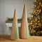 Melrose Woven Bamboo Cone Pine Tree (Set of 2)