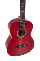 GEWA Basic Classical Guitar 4/4 – Transparent Red – PS510 153