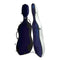 GEWA Air 3.9 4/4 Cello Case with Backpack Straps – White w/ Blue Interior