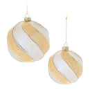 Melrose Distressed Glass Ball Ornament (Set of 6)