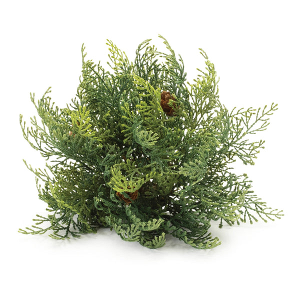 Melrose Cedar Pinecone Half Ord (Set of 2)