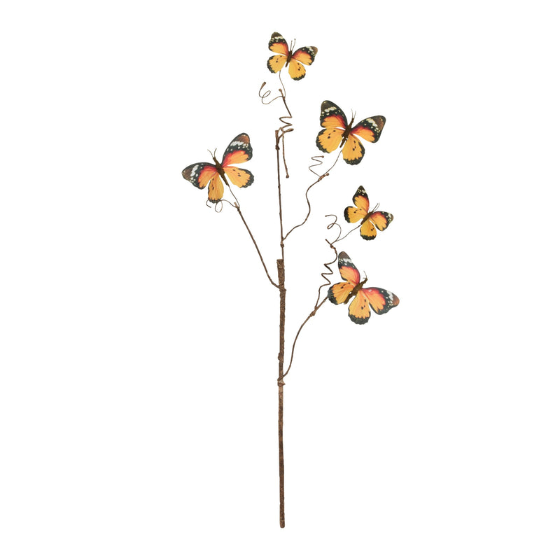 Melrose Butterfly Twig Spray (Set of 4)