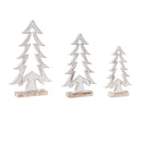 Melrose Wood Pine Tree Outline (Set of 3)