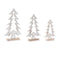 Melrose Wood Pine Tree Outline (Set of 3)
