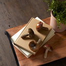 Melrose Stone Mushroom Shelf Sitter (Set of 12) Multicolor Decor