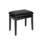 Stagg Hydraulic Piano Bench Black High Gloss w/ Velvet Top - New Open Box