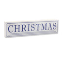 Melrose Wood Christmas Sentiment Sign 19.5"L