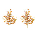 Melrose Mixed Fall Foliage Pod Spray (Set of 2)