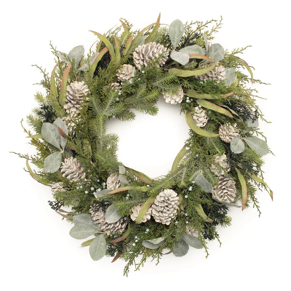 Melrose Mixed Pine Wreath 24"D