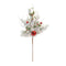 Melrose Flocked Oranment Pine Spray (Set of 2)