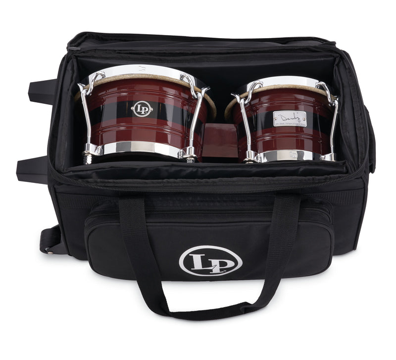 Latin Percussion LP5420 Signature Deluxe Bongo Bag w/ Wheels - Black