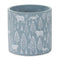 Melrose Woodland Winter Stone Planter Set of 2 Planter